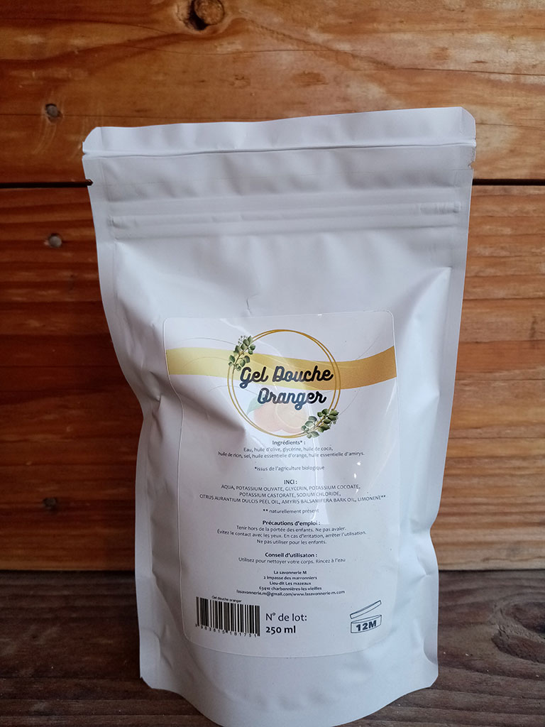 Recharge savon liquide l'oranger