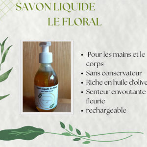Savon liquide le floral